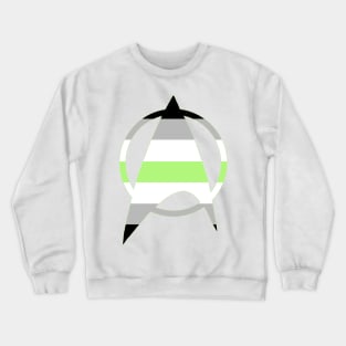 Agender Starfleet Pride Crewneck Sweatshirt